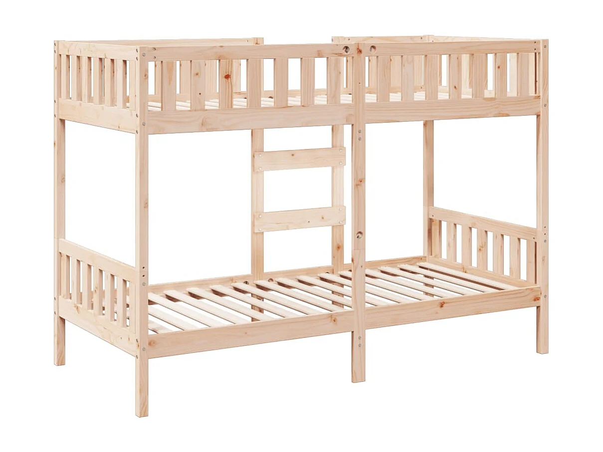 Letto a castello 75x190 cm Legno massello di pino