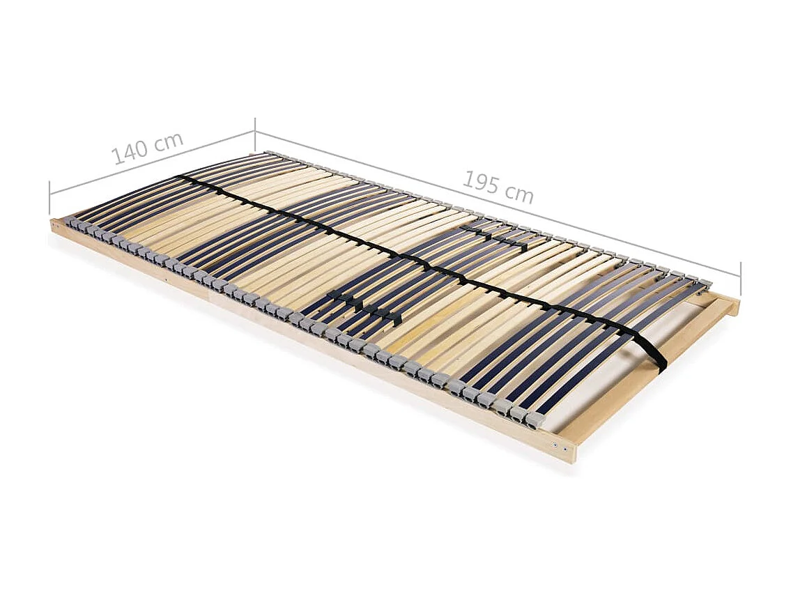 Somier de láminas sin colchón de 42 láminas 7 zonas 140x200 cm