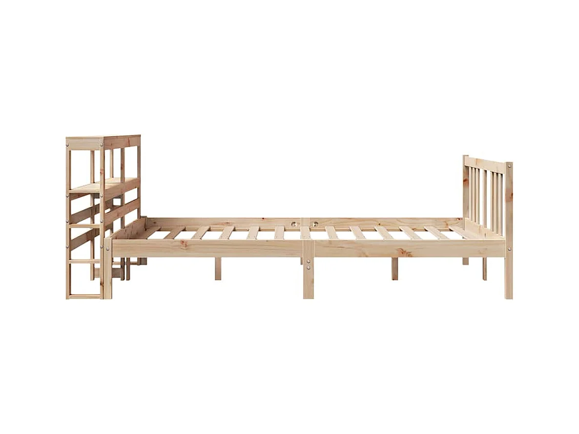 Cadre de lit avec tête de lit sans matelas 120x200 cm