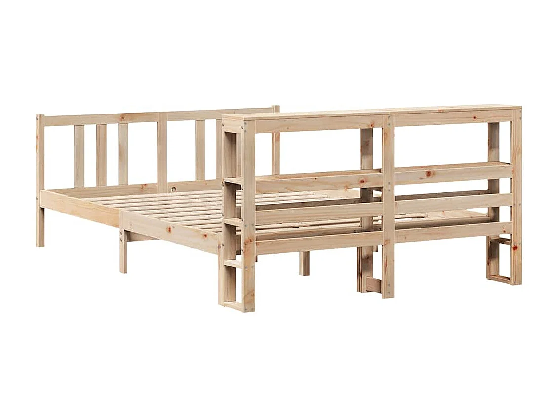 Cadre de lit avec tête de lit sans matelas 120x200 cm