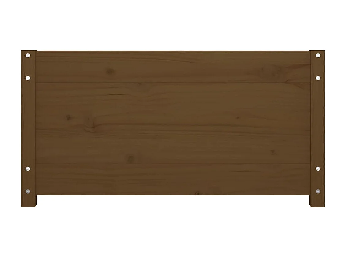 Honingbruin dagbed zonder matras 90x200 cm massief grenenhout