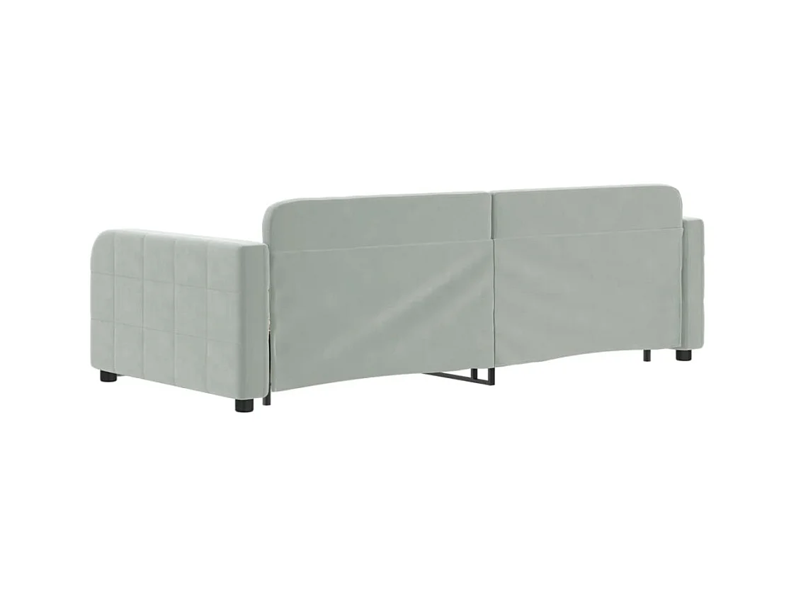 Dagbed met onderschuifbed en lades zonder matras 90x200 cm
