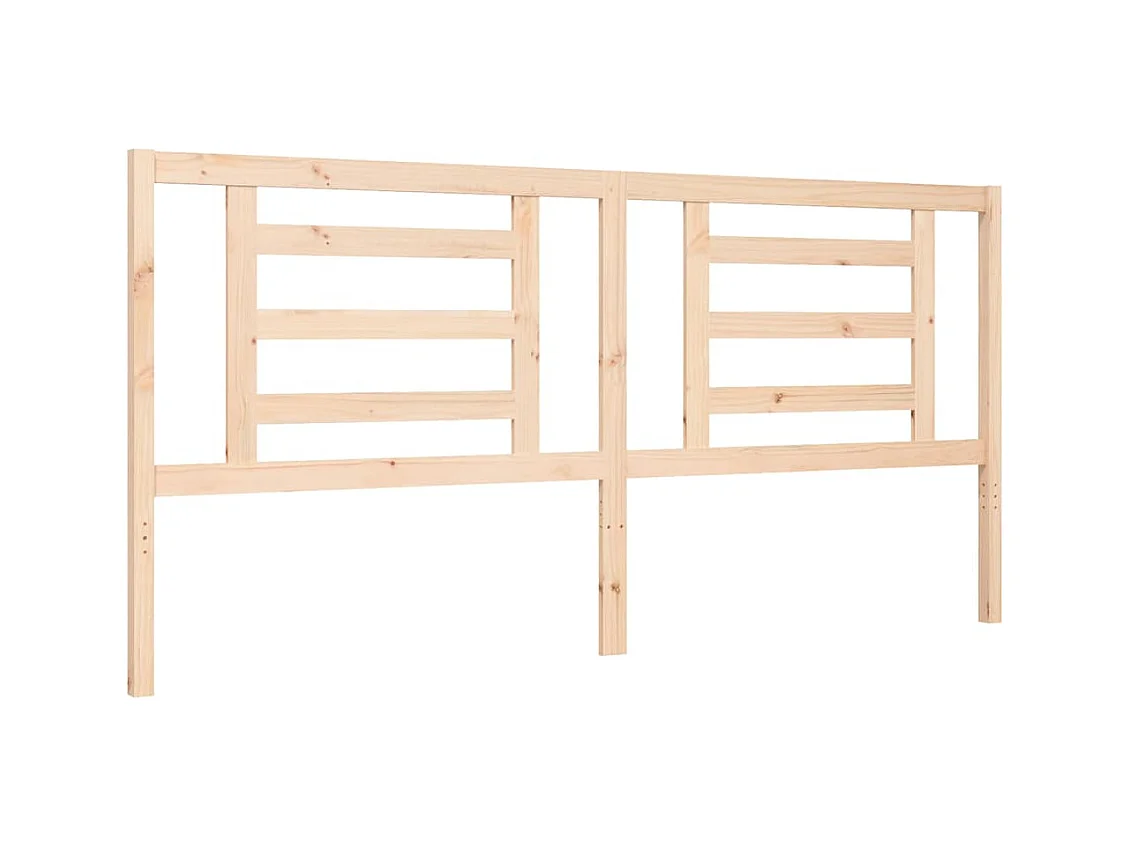 Estructura de cama sin colchón 200x200 cm madera maciza de pino