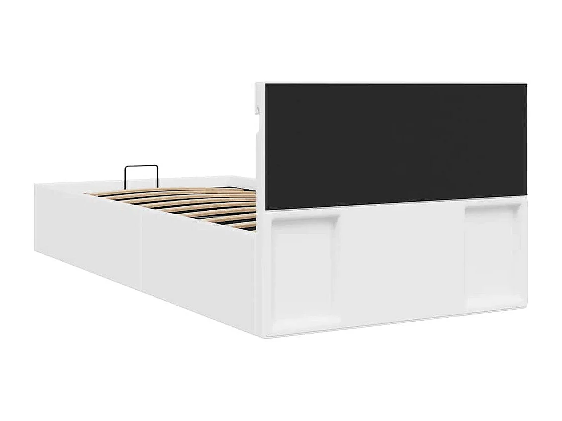 Hydraulisch opbergbedframe zonder matras met LED