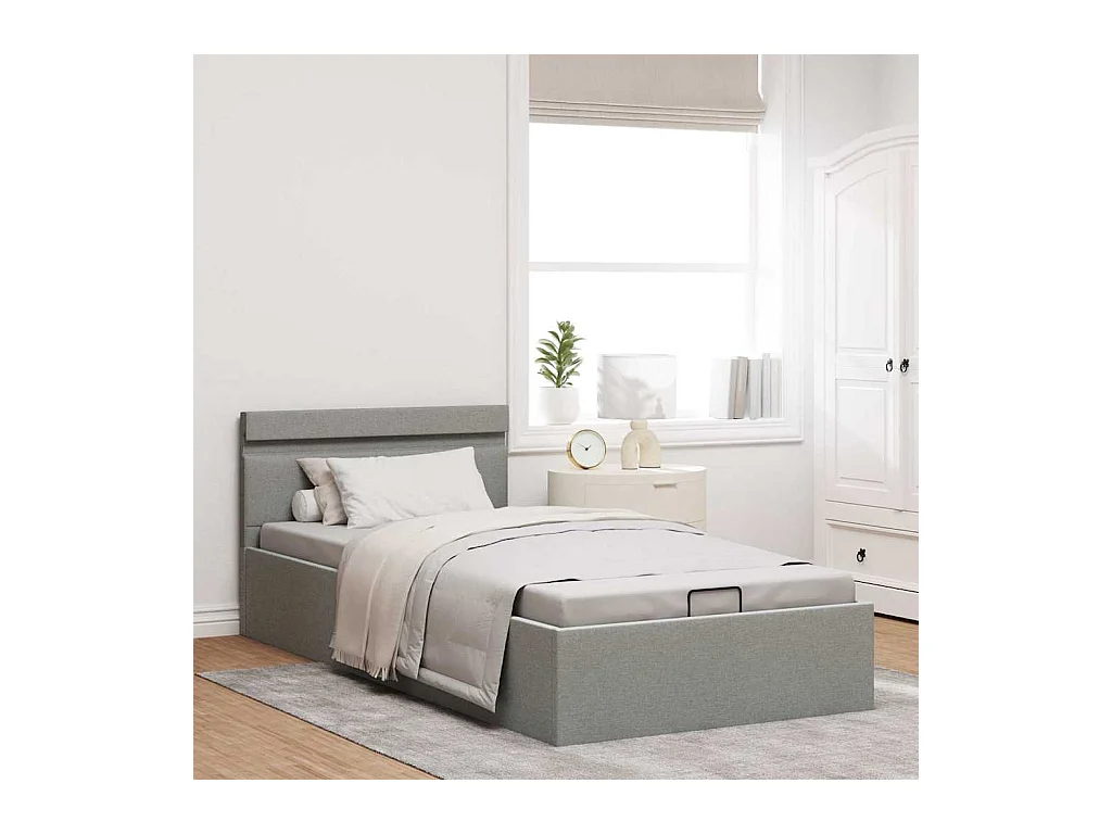 Rete letto contenitore idraulica senza materasso 90x200 cm