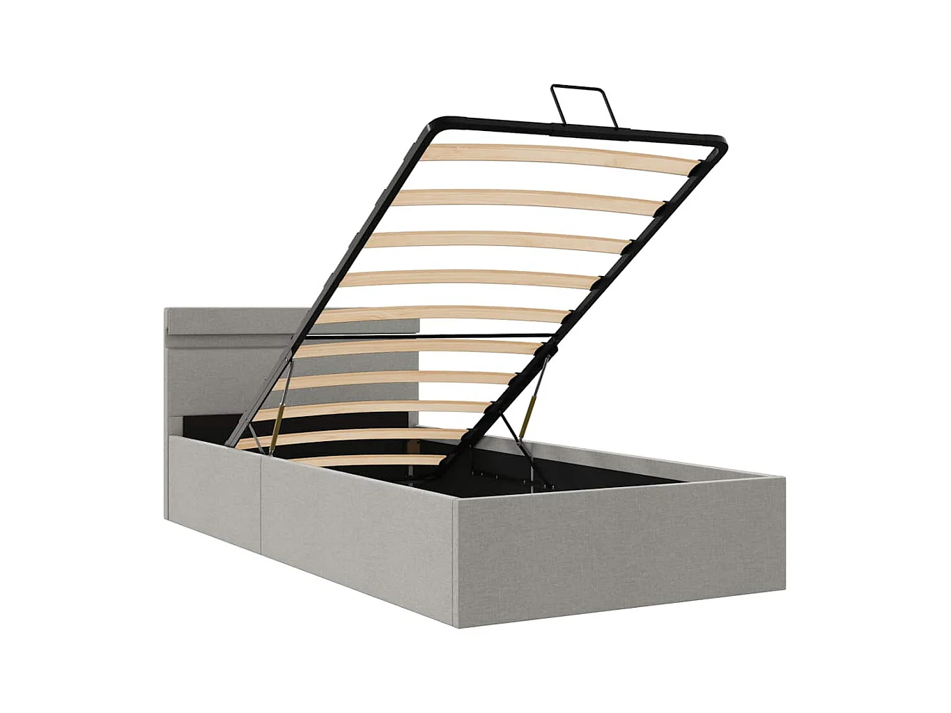 Rete letto contenitore idraulica senza materasso 90x200 cm