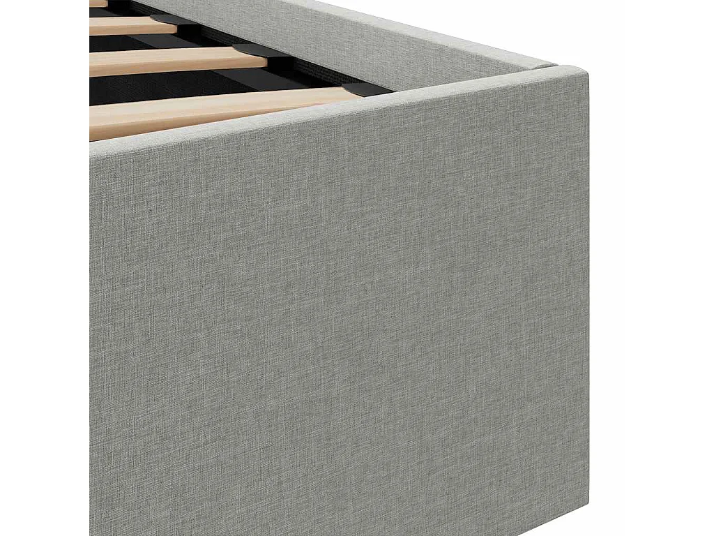 Cadre de lit à rangement hydraulique sans matelas 90x200 cm