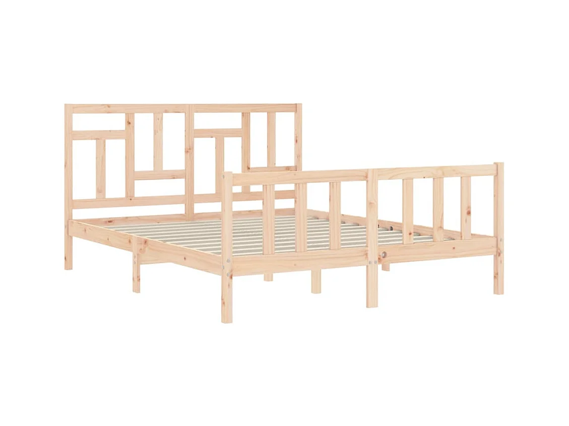 Bedframe zonder matras 160x200 cm massief grenenhout