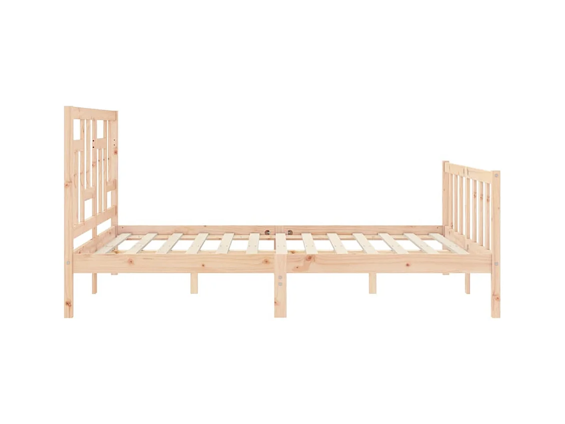 Bedframe zonder matras 160x200 cm massief grenenhout