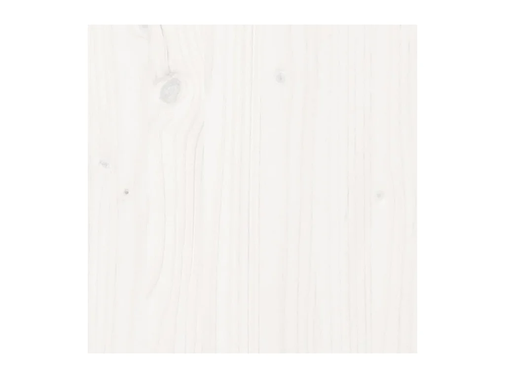 Bedframe zonder matras wit massief hout 140x200 cm