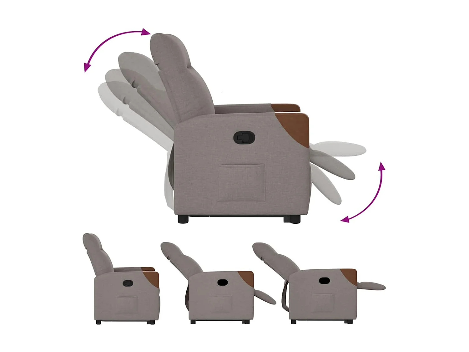 Struttura letto senza materasso in legno massello di pino bianco 120x200 cm