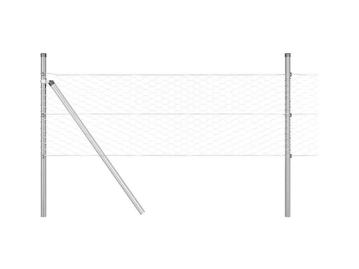 Rete a doghe e materasso Tessuto grigio chiaro 90x190 cm