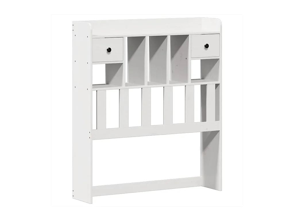 Cadre de lit sans matelas blanc 90x190 cm bois de pin massif