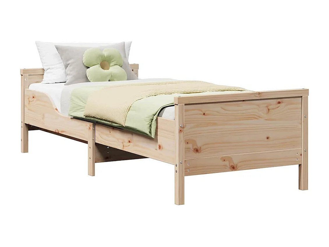 Lit extensible pour enfants Autre Marron 80 x 130 / 165 / 200 cm