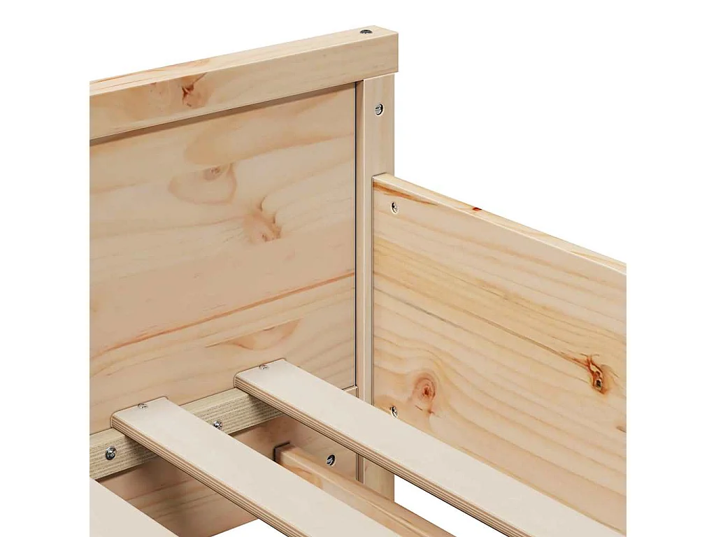 Lit extensible pour enfants Autre Marron 80 x 130 / 165 / 200 cm