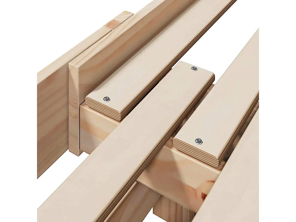 Lit extensible pour enfants Autre Marron 80 x 130 / 165 / 200 cm