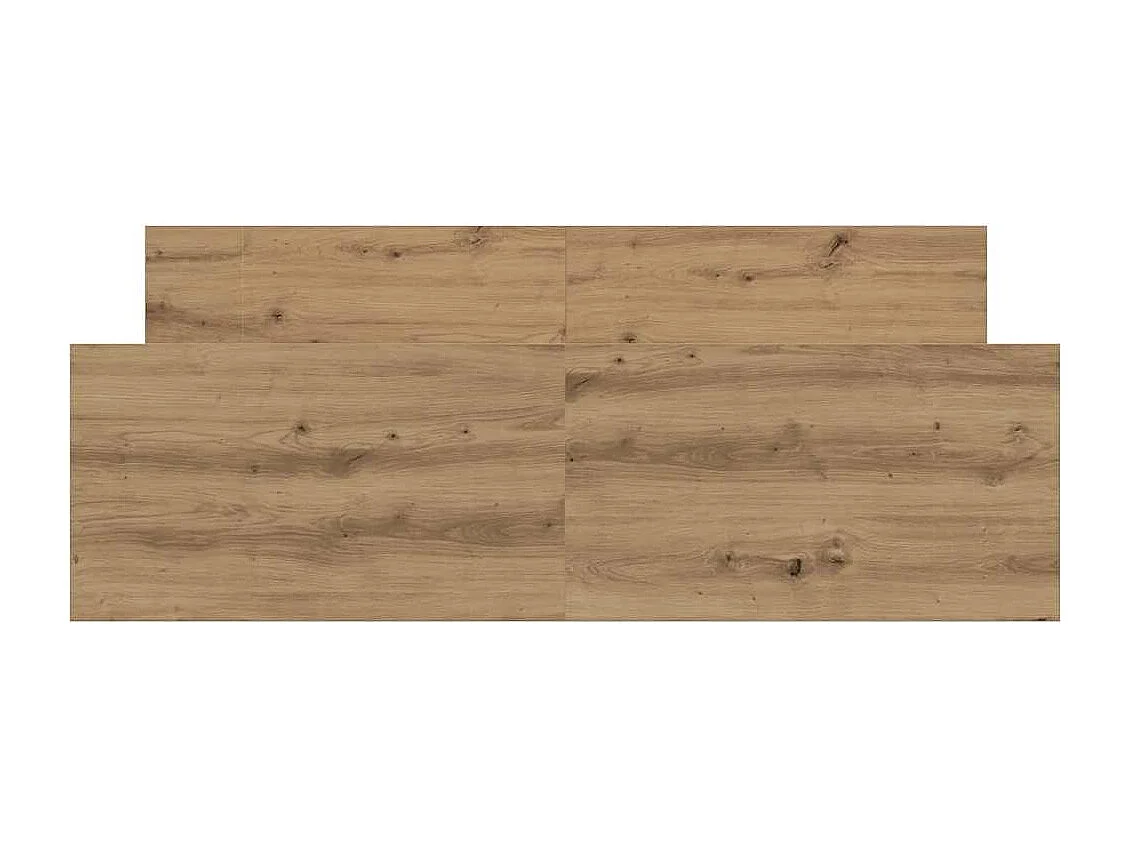 Bettgestell ohne Matratze, handgefertigte Eiche, 140x200 cm