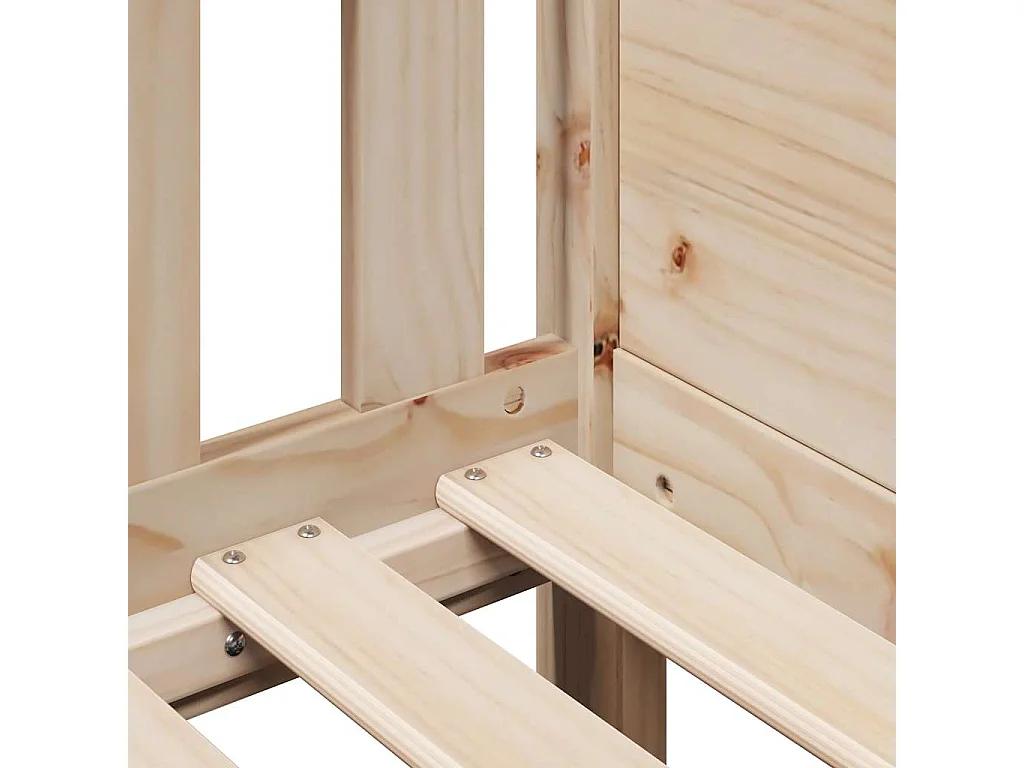 Kinderbedframe met lades zonder matras 80x170 cm hout