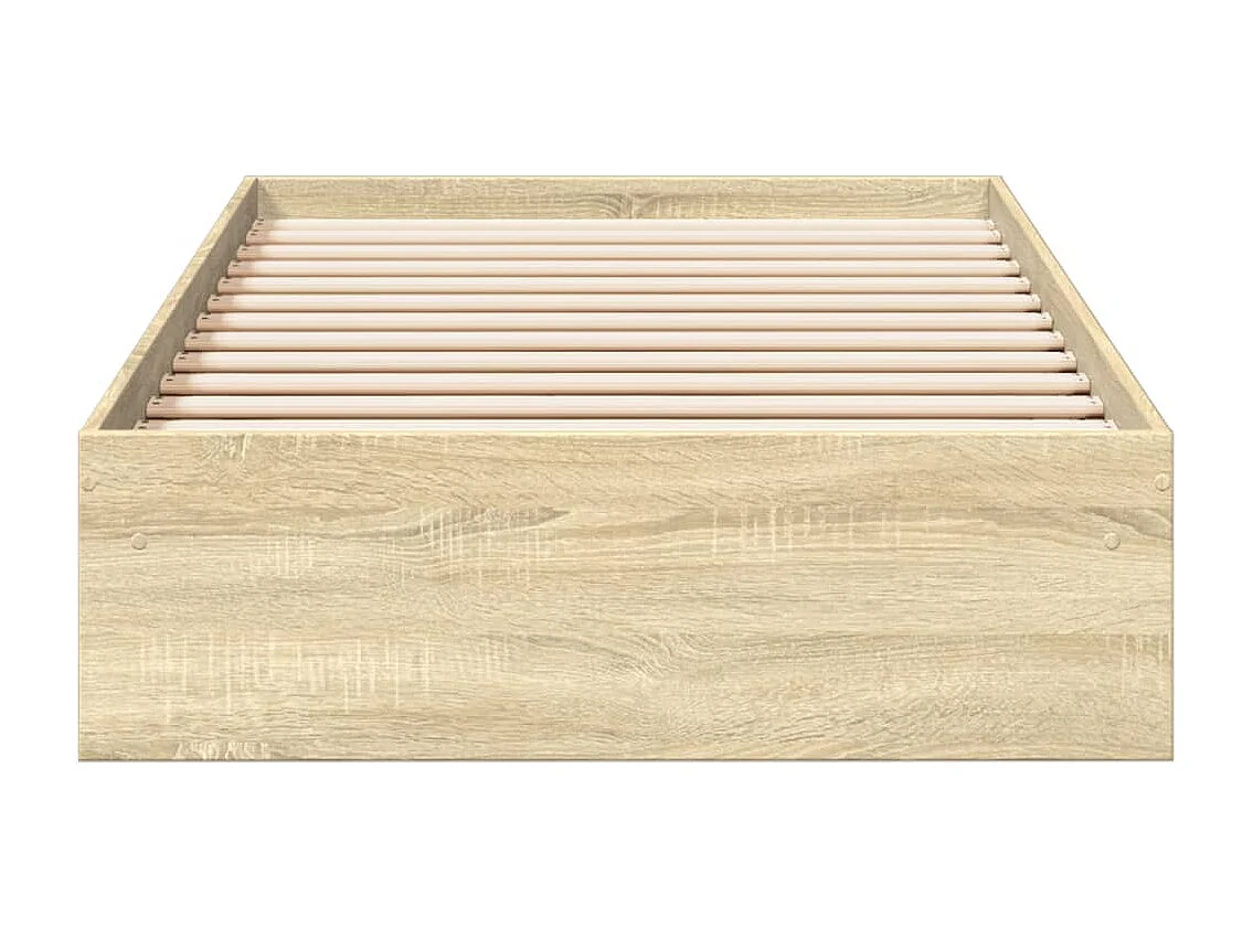 Bettgestell mit Schubladen ohne Matratze Sonoma Eiche 100x200 cm
