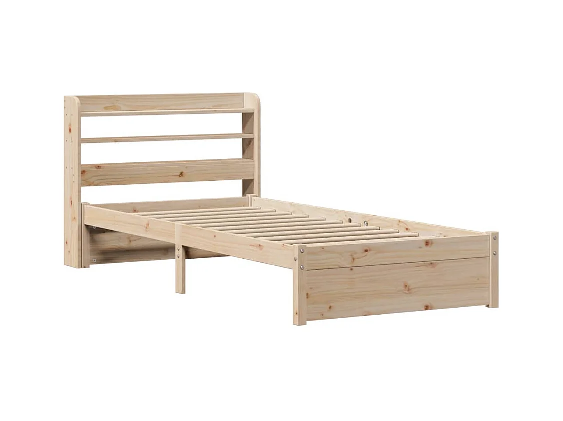 Bedframe met hoofdbord zonder matras 90x190 cm