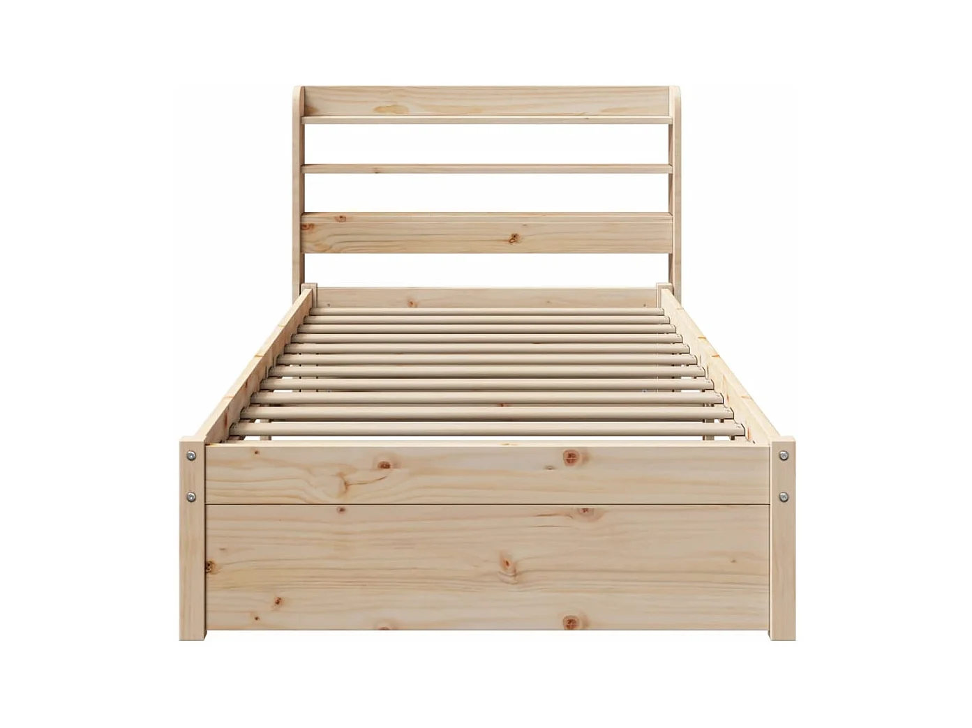 Bedframe met hoofdbord zonder matras 90x190 cm