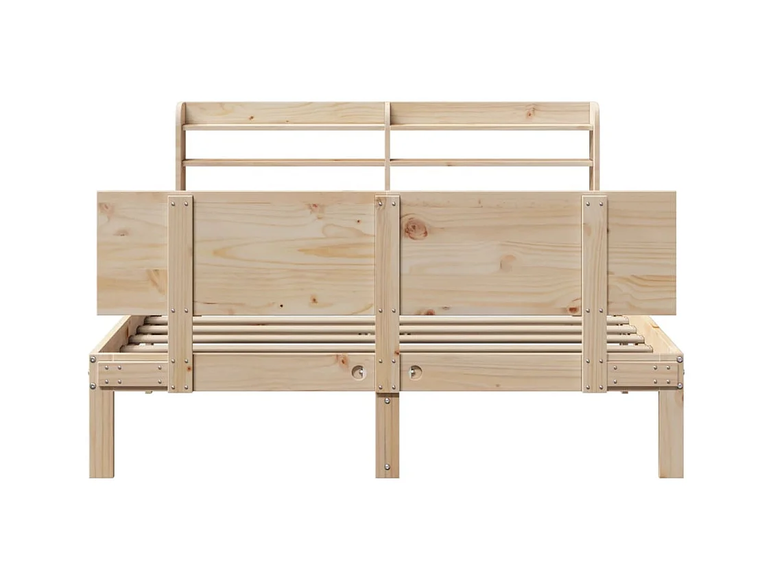 Bedframe met hoofdbord zonder matras 160x200 cm