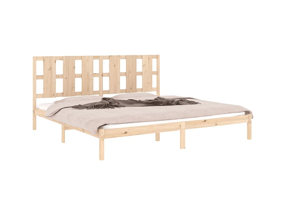 Bedframe zonder matras 200x200 cm massief grenenhout
