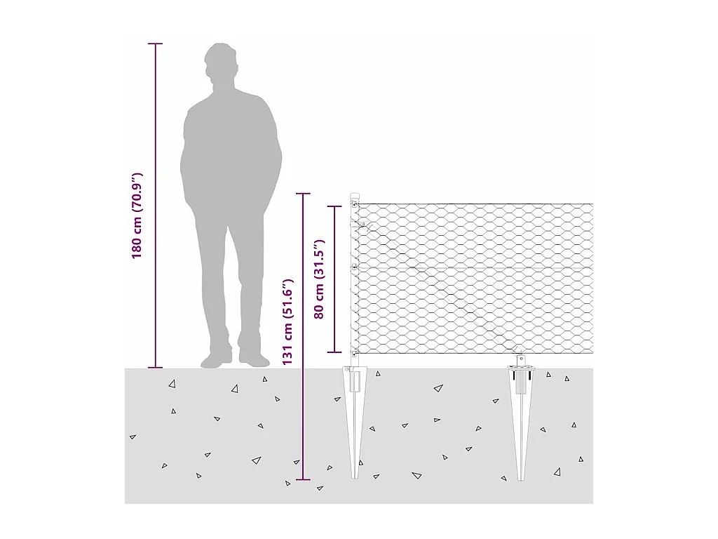 Lattenrost und Matratze Schwarz 80x200 cm Samt