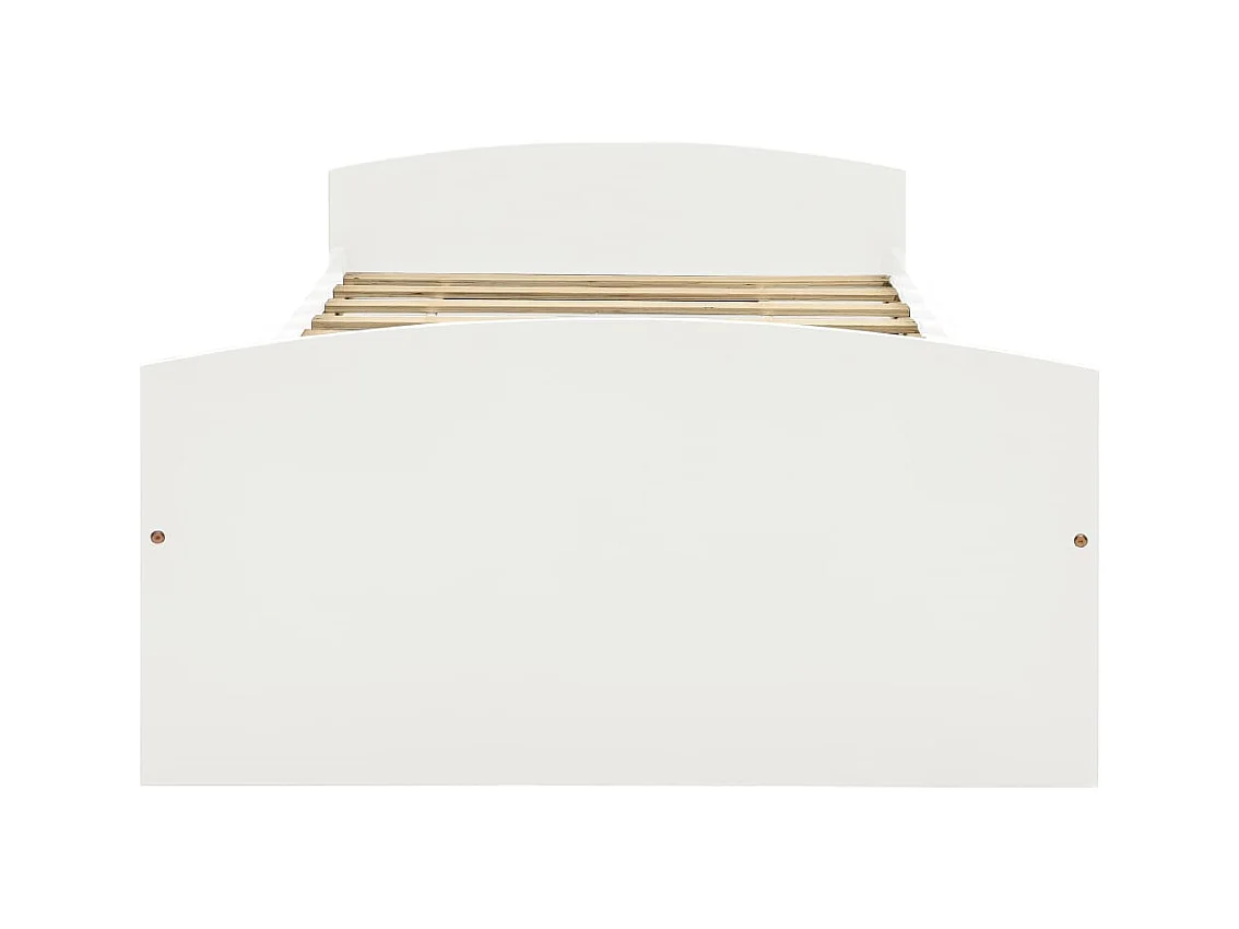 Bedframe met 2 lades zonder matras wit 90x200 cm