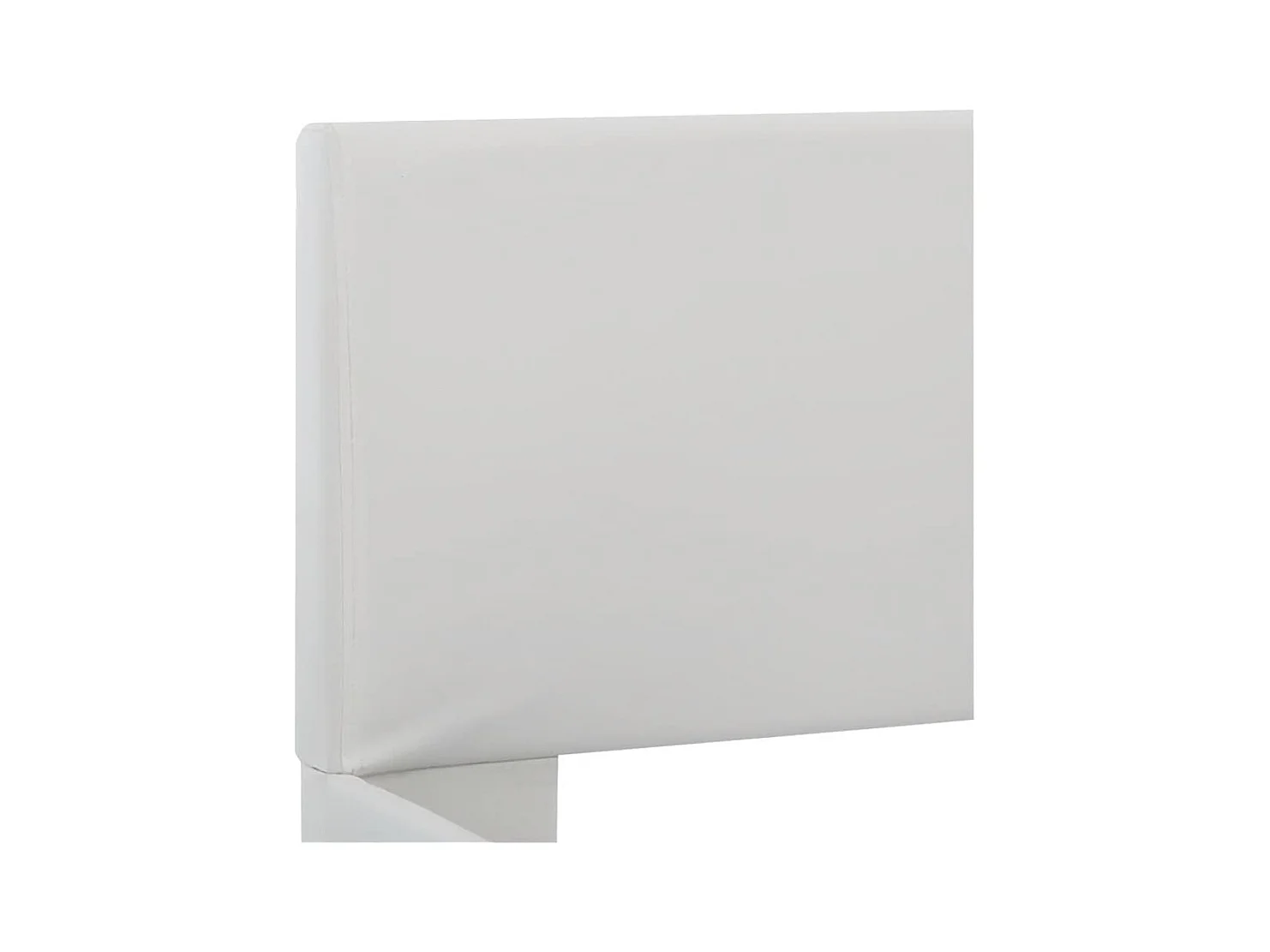 Cadre de lit avec LED sans matelas blanc 180x200 cm