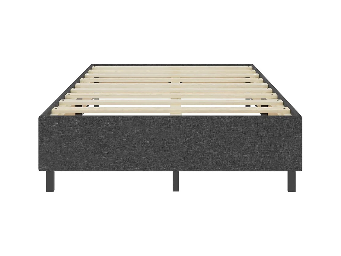 Grijze stoffen bedlattenbodem 120x200 cm