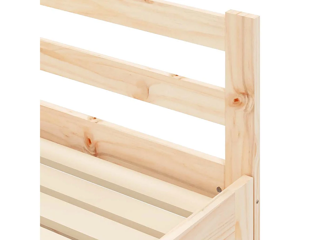 Tagesbett und Ausziehbett ohne Matratze 90x200 cm Massivholz