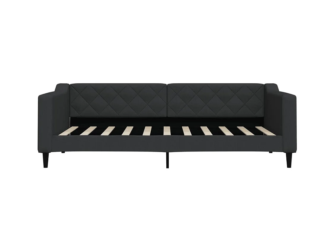 Dagbed met zwarte onderschuifbedstof 90x190 cm