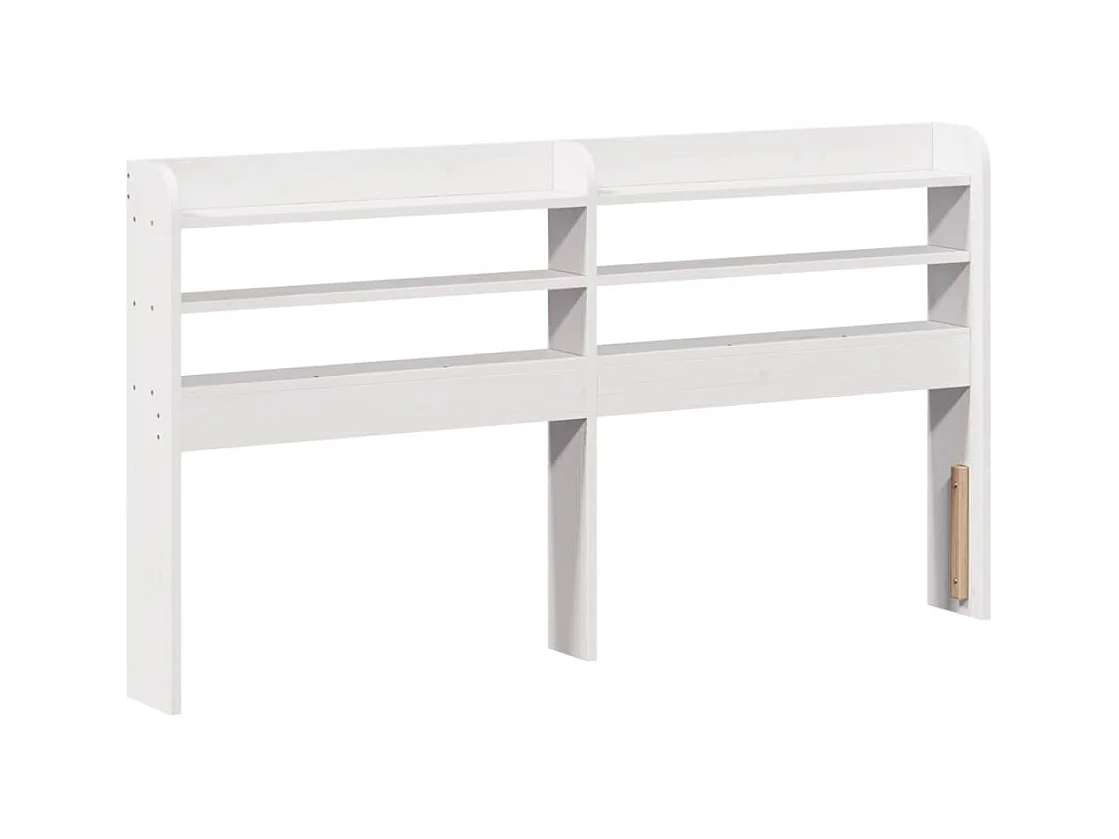 Bedframe zonder matras wit 160x200 cm massief grenenhout