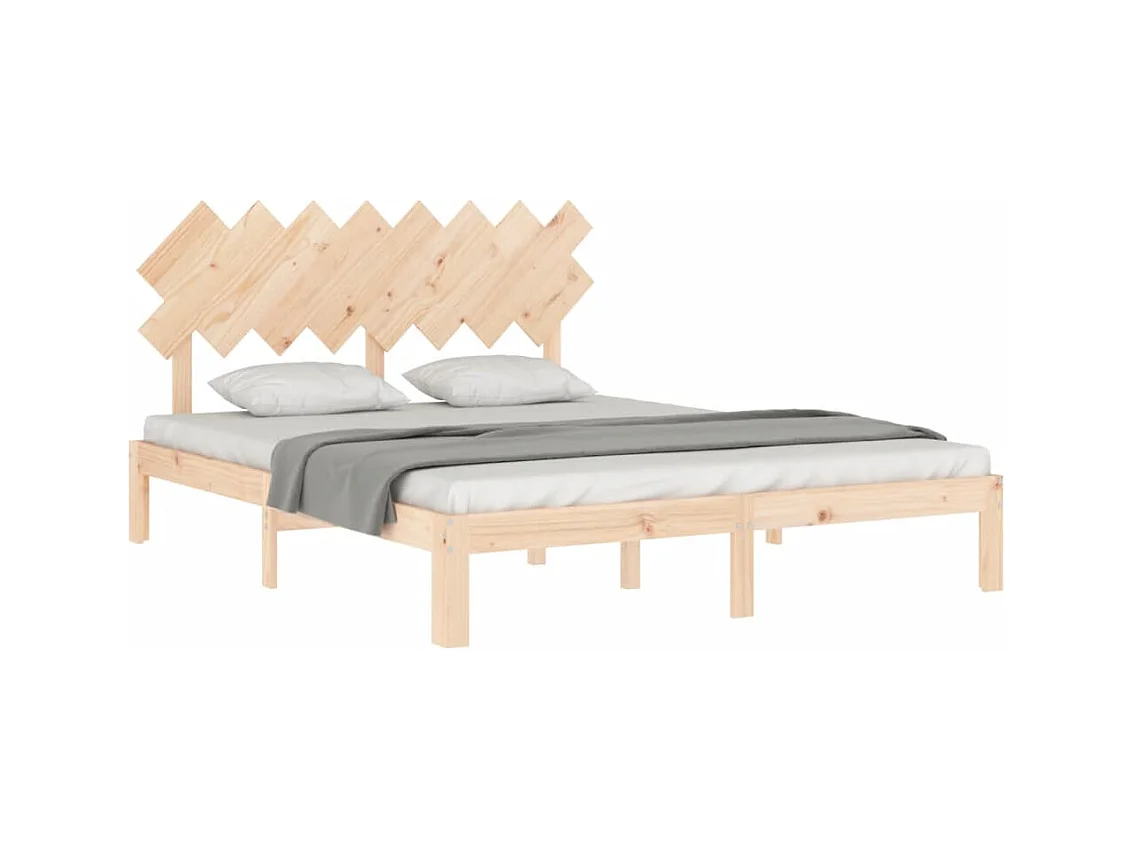 Bedframe zonder matras 160x200 cm massief grenenhout