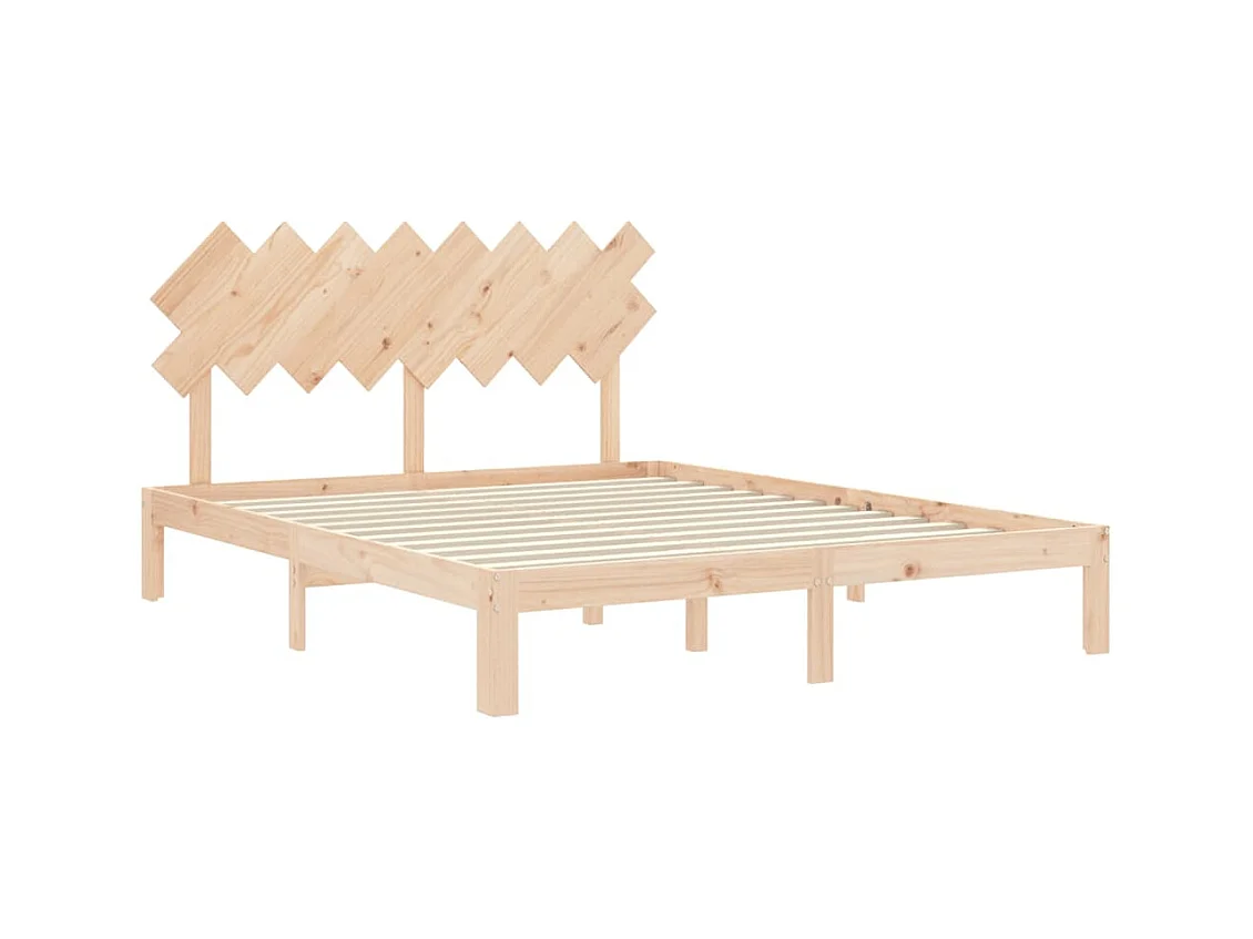 Bedframe zonder matras 160x200 cm massief grenenhout