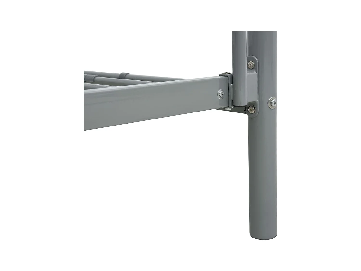 Struttura per letto a castello senza materasso grigio 140x200 cm/90x200 cm