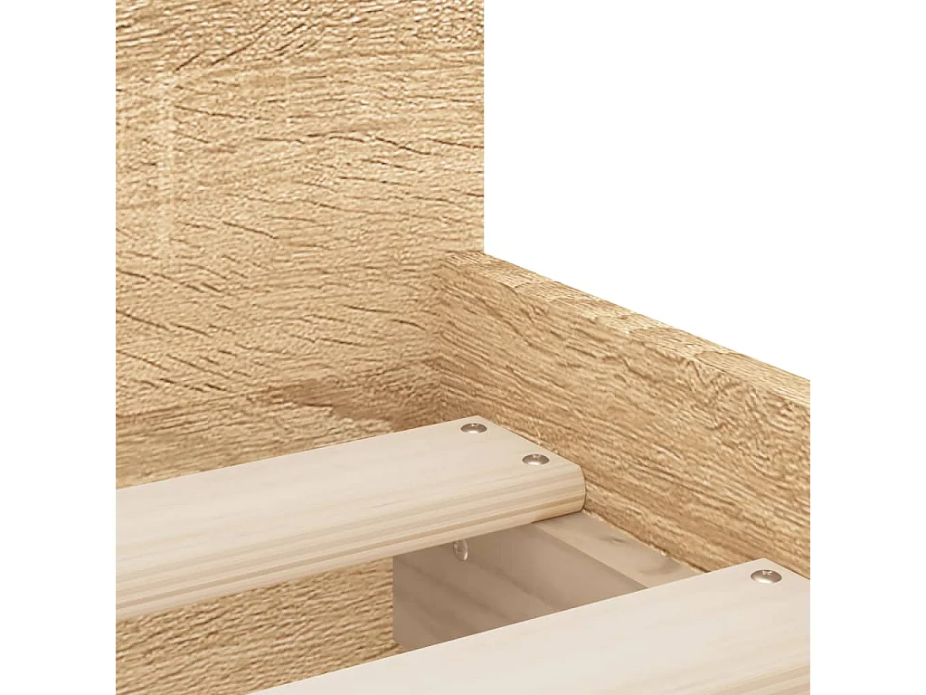 Bedframe met lades zonder matras sonoma eiken 90x200 cm