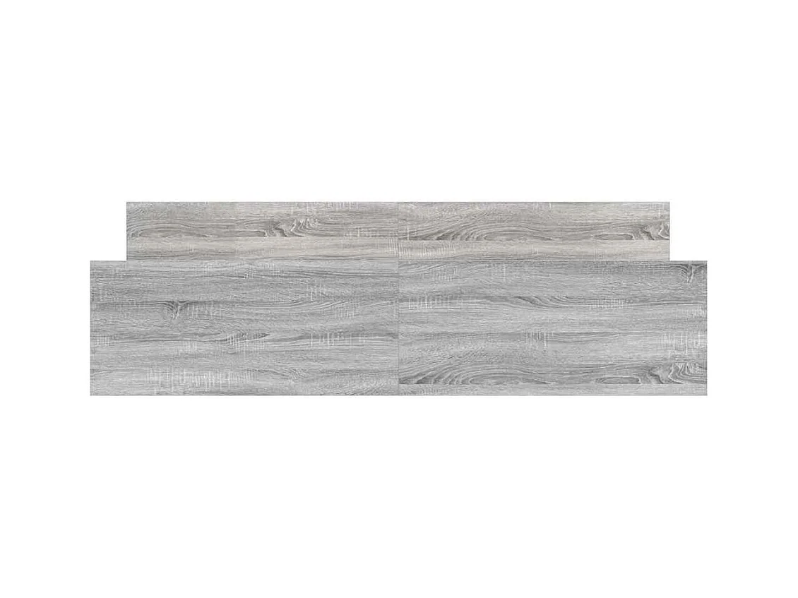 Bedframe zonder matras Sonoma grijs 200x200 cm