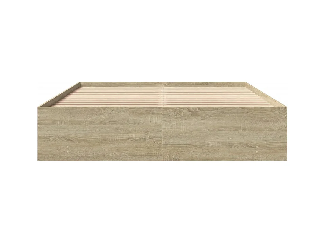 Bettgestell ohne Matratze Sonoma Eiche 160x200 cm