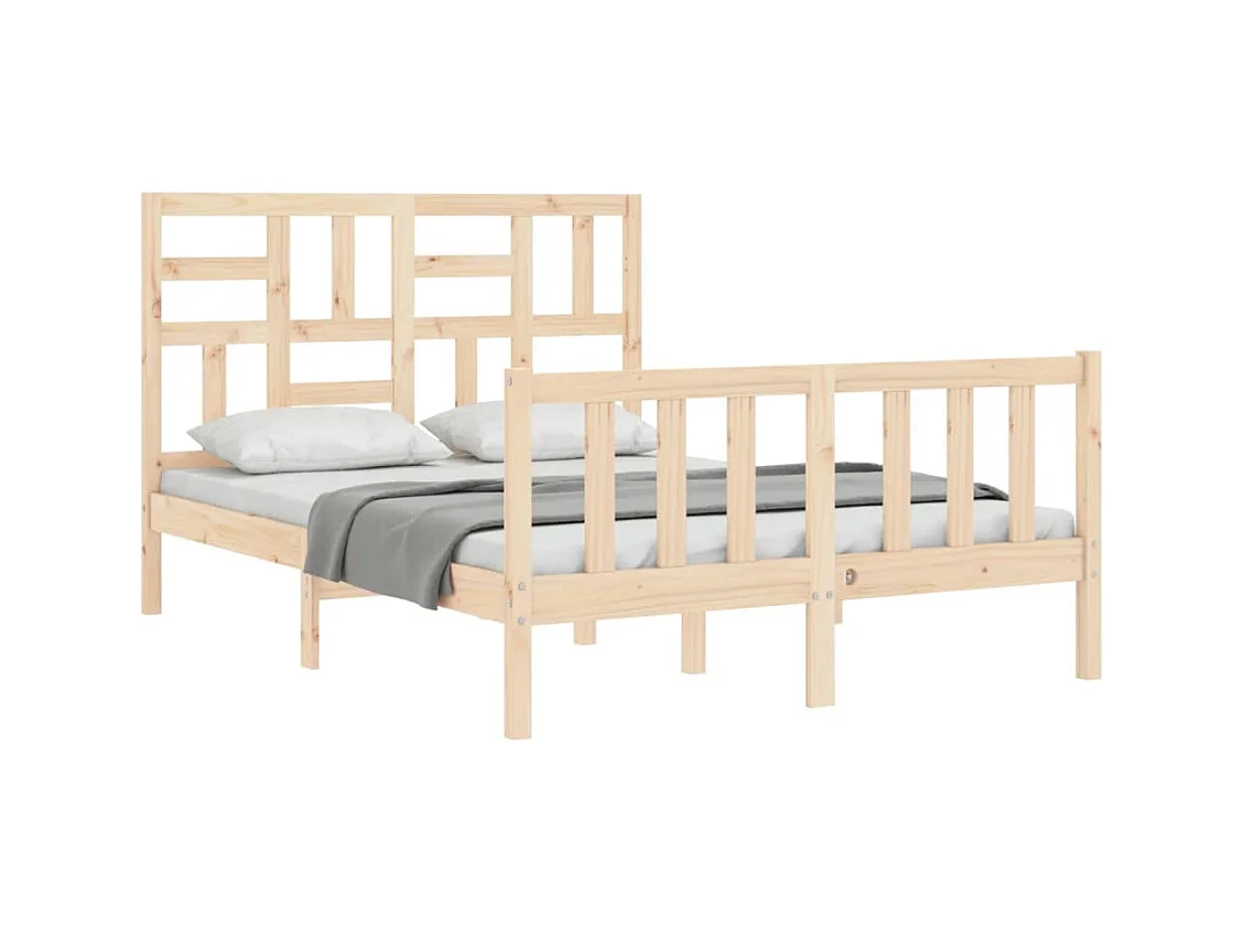 Bedframe zonder matras 140x200 cm massief grenenhout