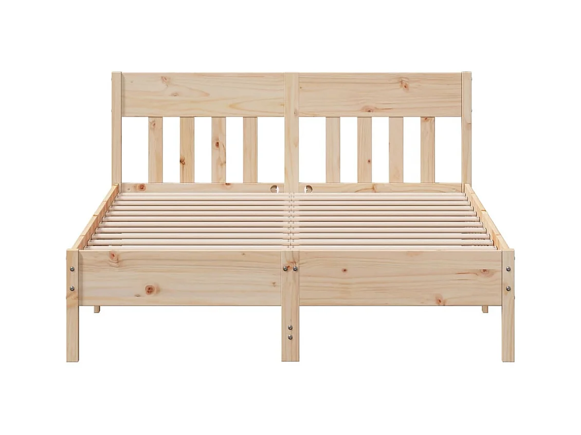 Bedframe zonder matras 140x200 cm massief grenenhout