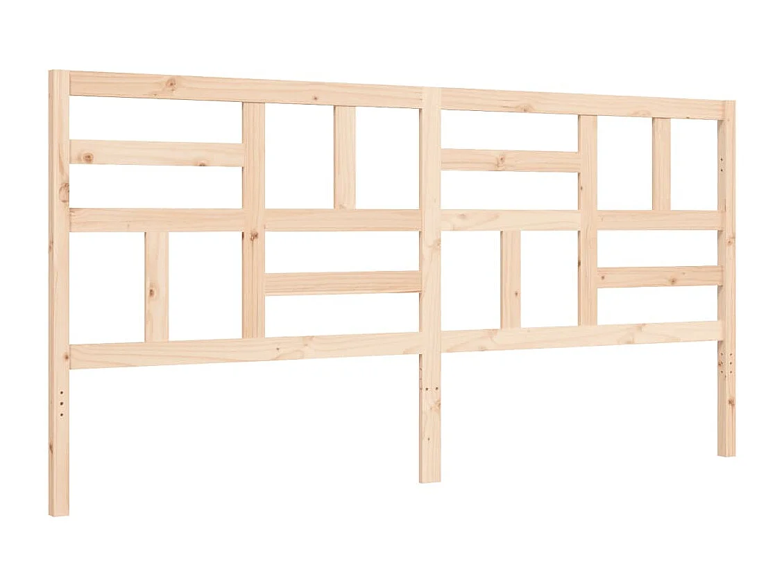 Struttura letto senza materasso 200x200 cm in legno massello