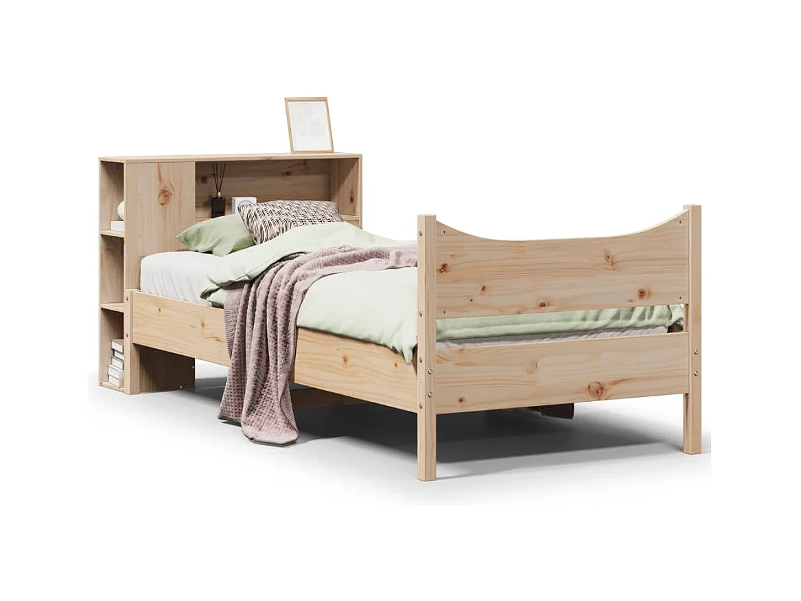 Bedframe zonder matras 90x200 cm massief grenenhout