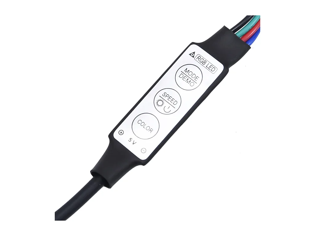 Bettgestell mit LED-Beleuchtung ohne Matratze 140x190 cm