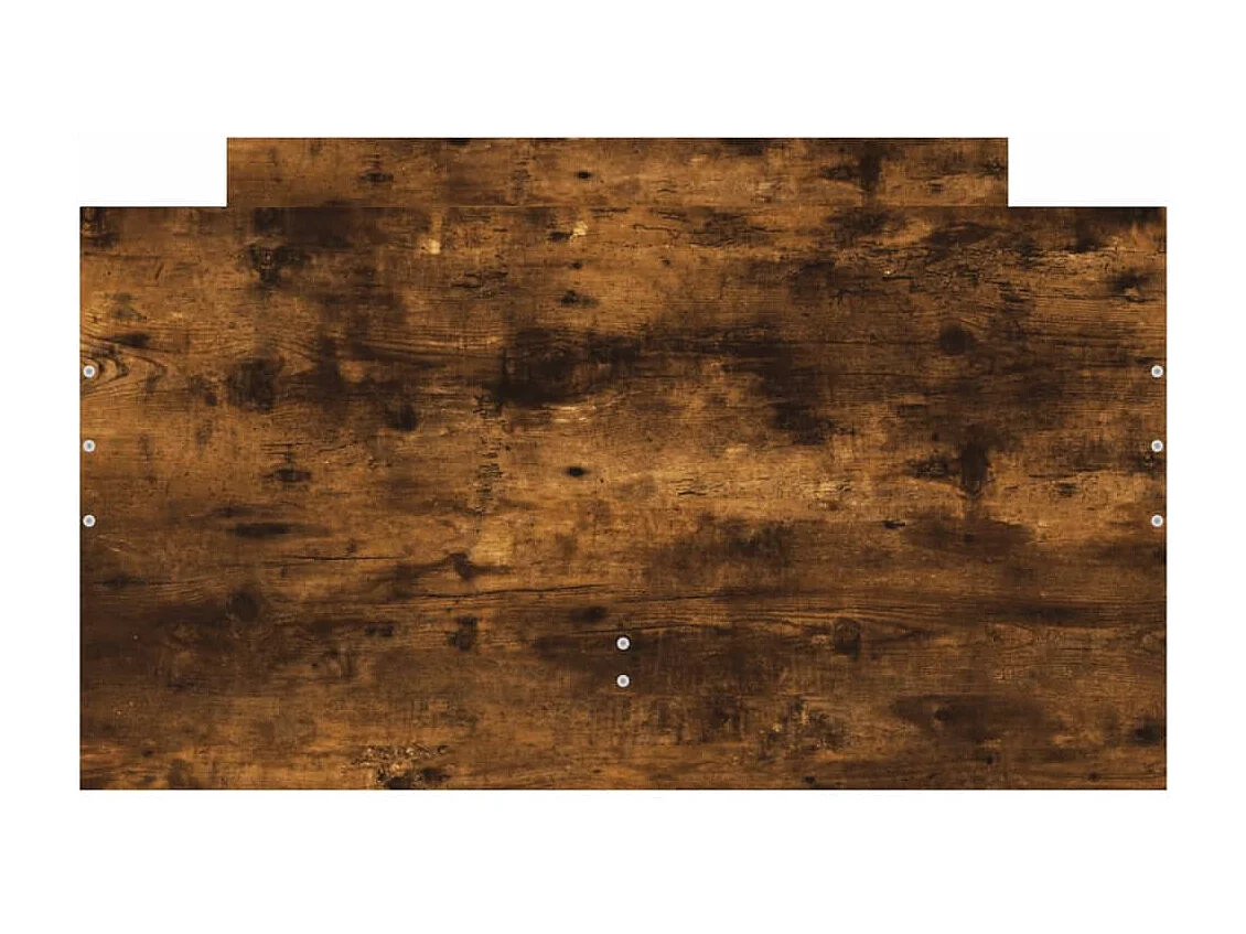 Bedframe zonder matras gerookt eiken 75x190 cm