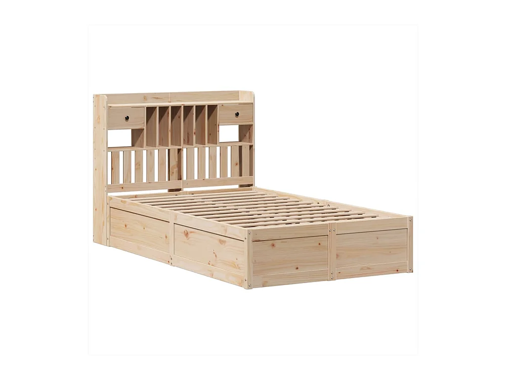 Bedframe zonder matras 135x190 cm massief grenenhout