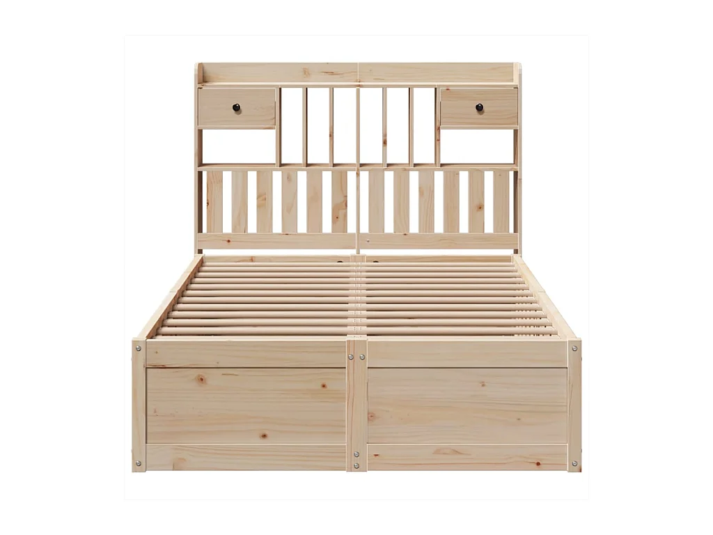 Bedframe zonder matras 135x190 cm massief grenenhout