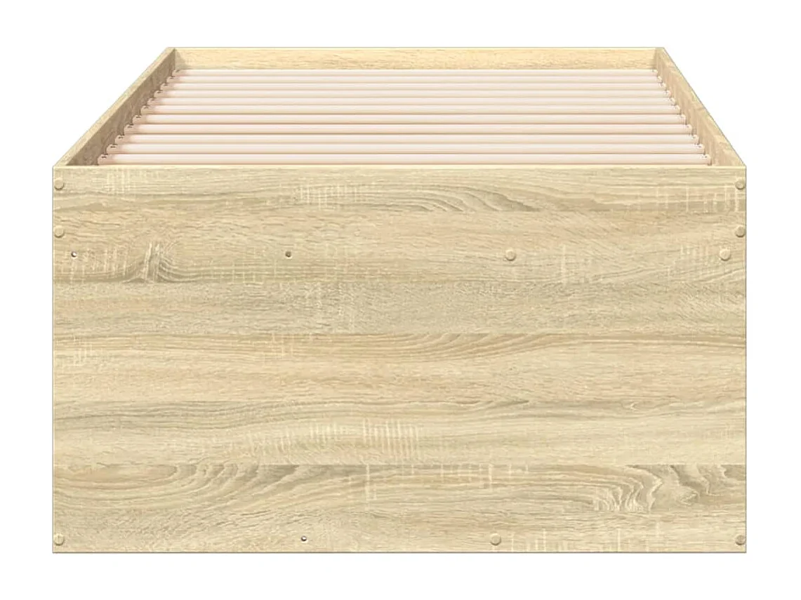 Lit de jour avec tiroirs sans matelas chêne sonoma 75x190 cm