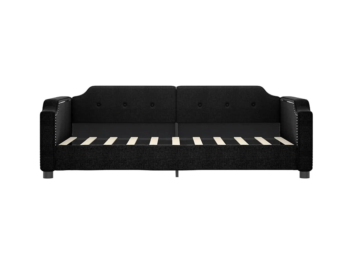 Dagbed met zwarte onderschuifbedstof 90x190 cm